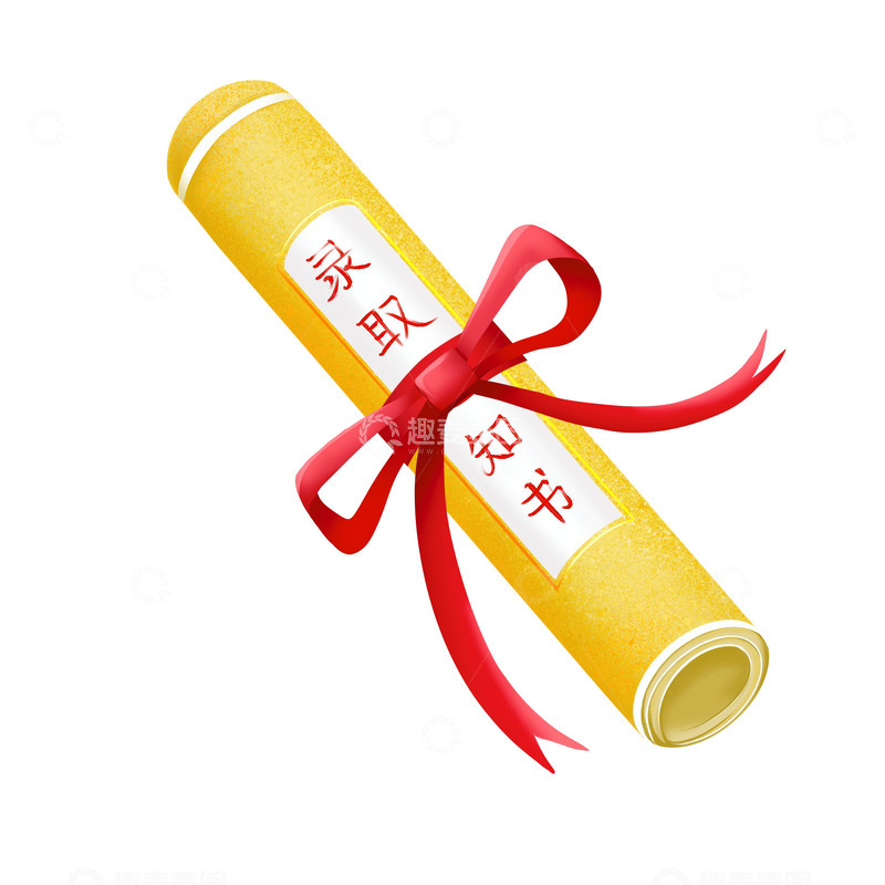 源文件下载【趣麦麦图】高考录取通知书