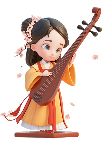 汉服女孩弹琵琶3