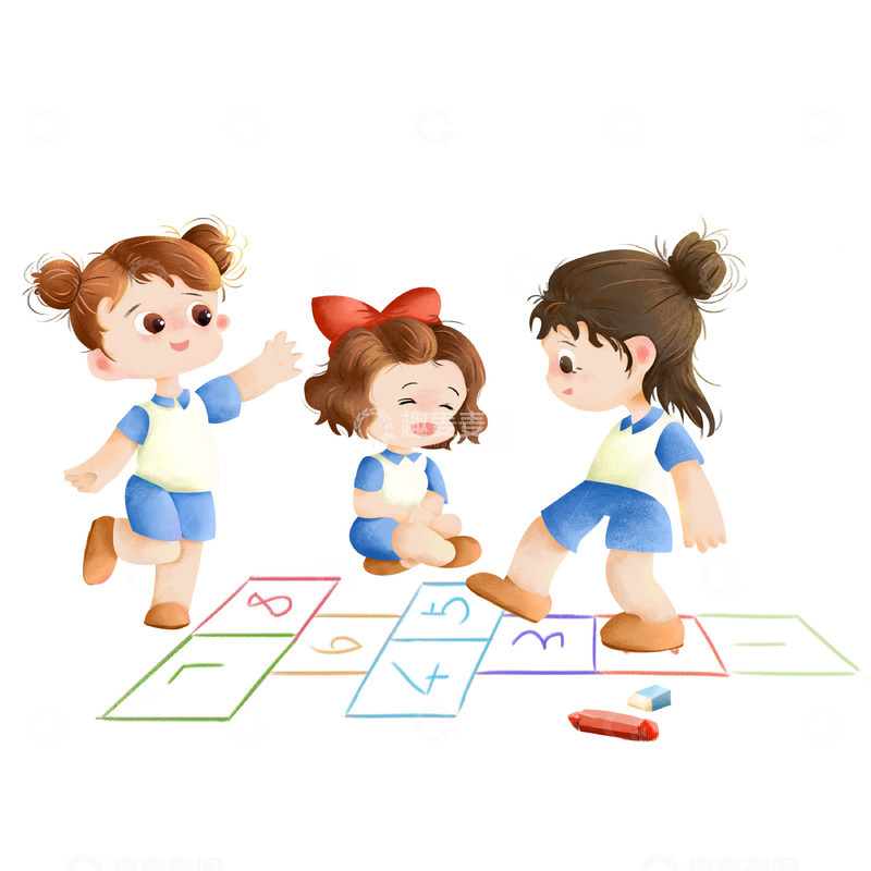 源文件下载【趣麦麦图】学生时代卡通