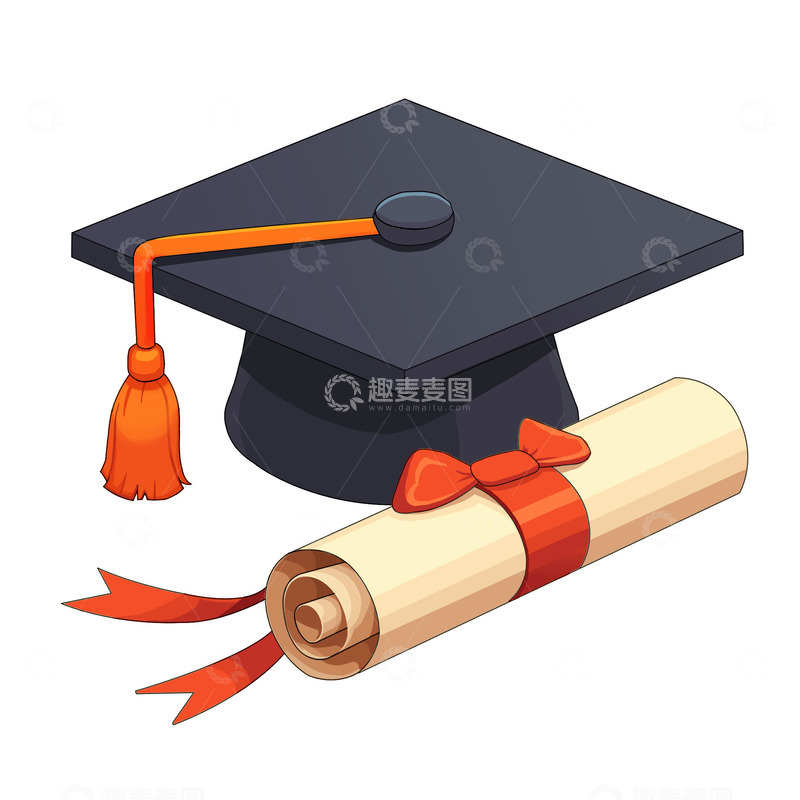 源文件下载【趣麦麦图】学校毕业季毕业啦