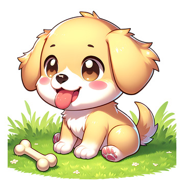 十二生肖之小狗卡通素材
