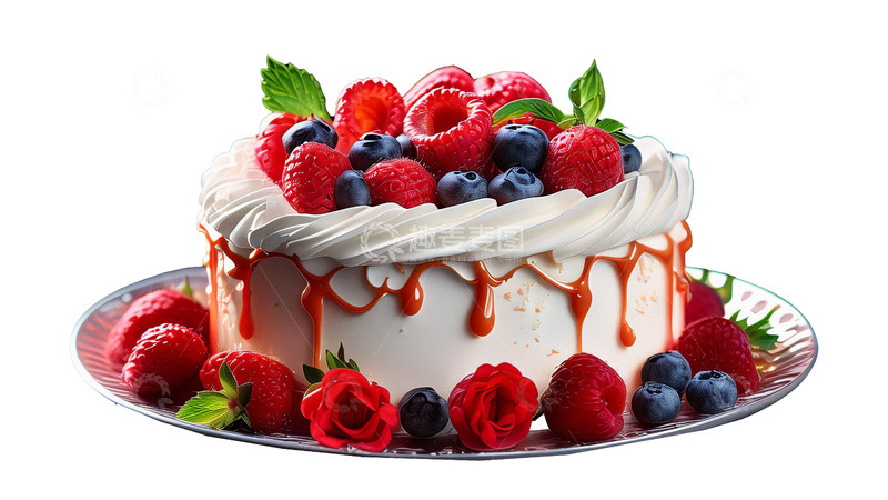 高清大图下载【趣麦麦图】-奶油蛋糕下午茶甜品