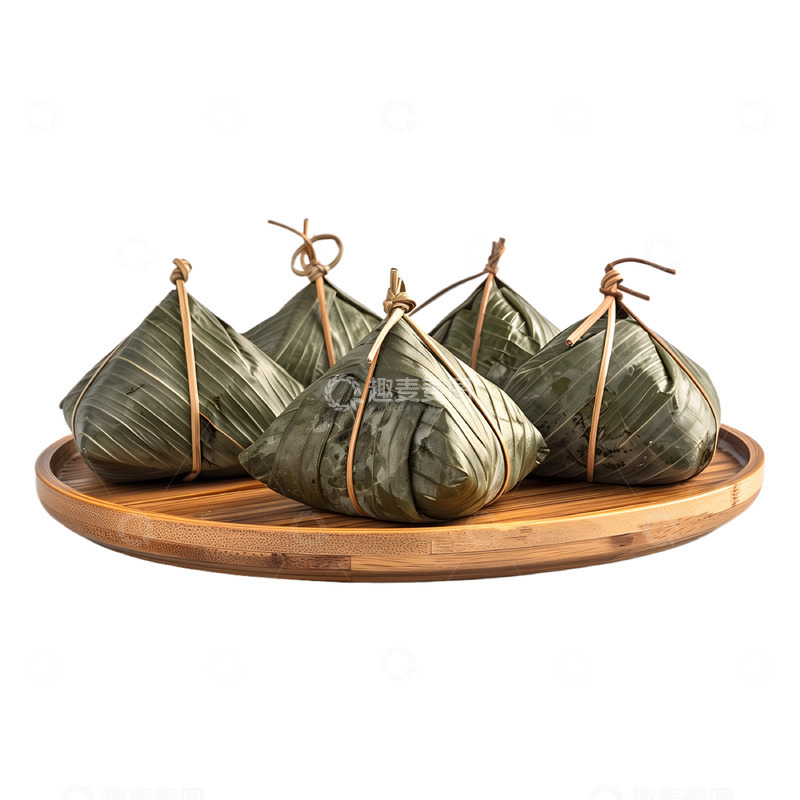 高清大图下载【趣麦麦图】粽子摄影图传统美食AI摄影图
