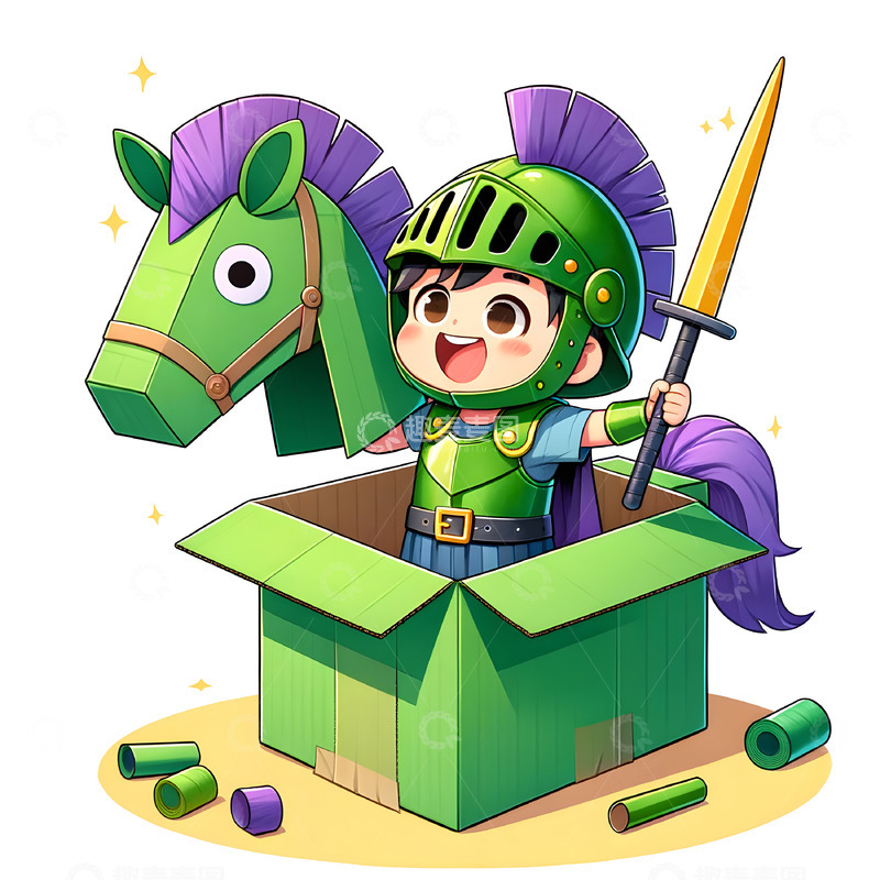 高清大图下载【趣麦麦图】儿童节人物卡通风格素材