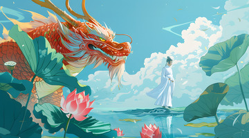 端午节传统元素插画