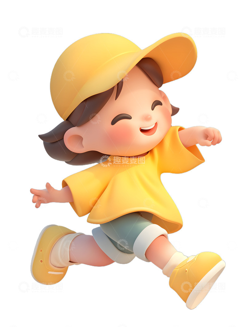 高清大图下载【趣麦麦图】-小孩在跳舞开心舞蹈