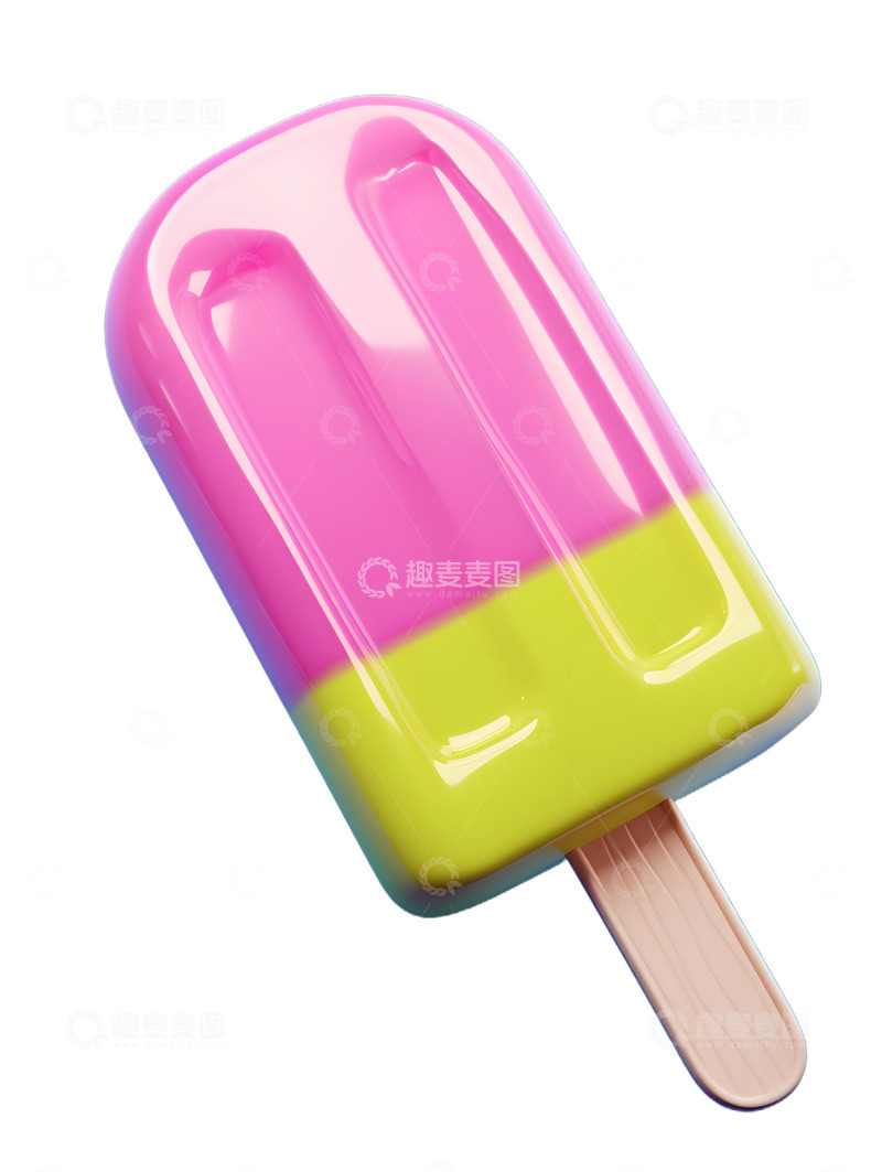 高清大图下载【趣麦麦图】卡通冰棍雪糕美味