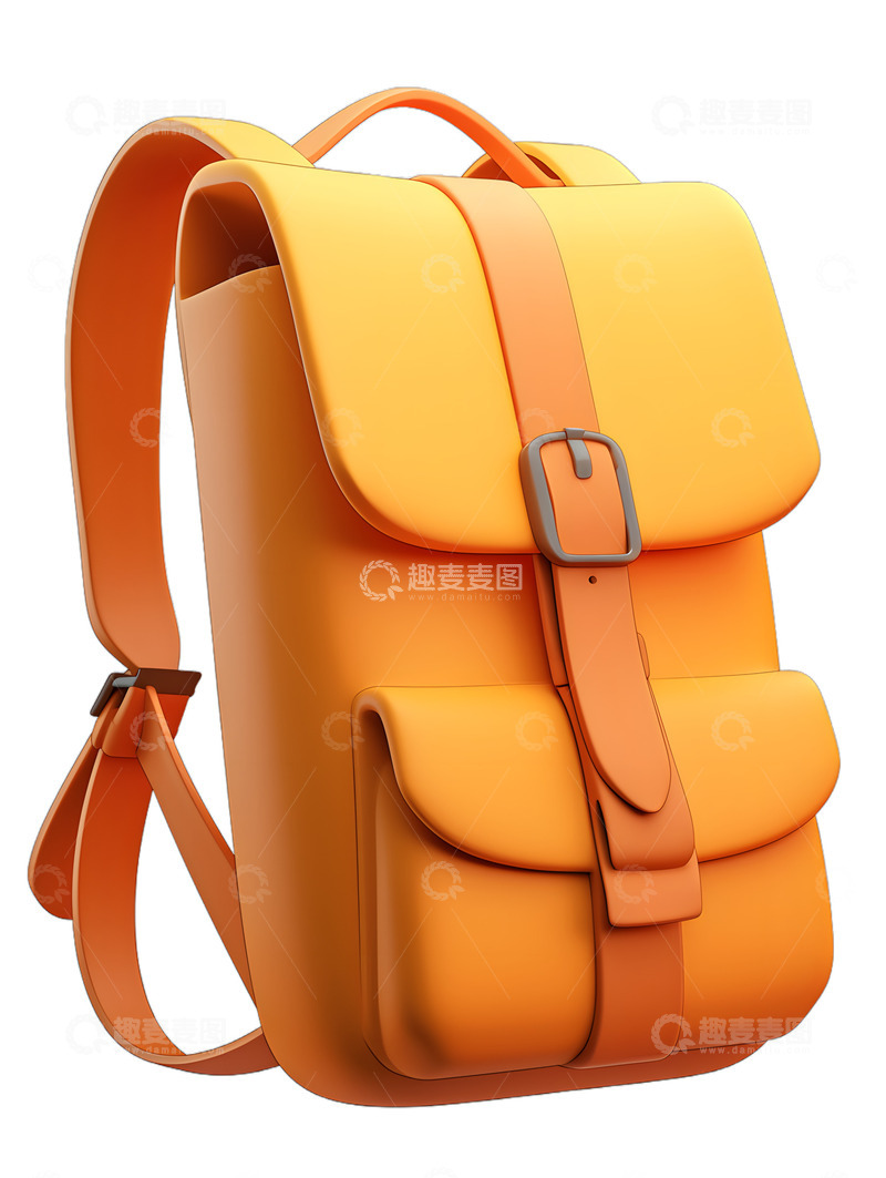 高清大图下载【趣麦麦图】卡通书包3D