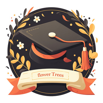 简约 插画学士帽高级