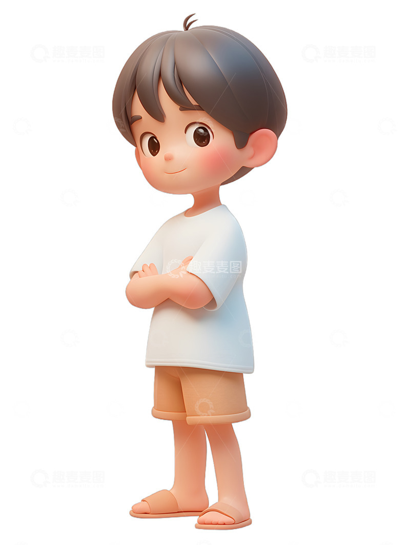 高清大图下载【趣麦麦图】可爱的男孩男学生儿童节