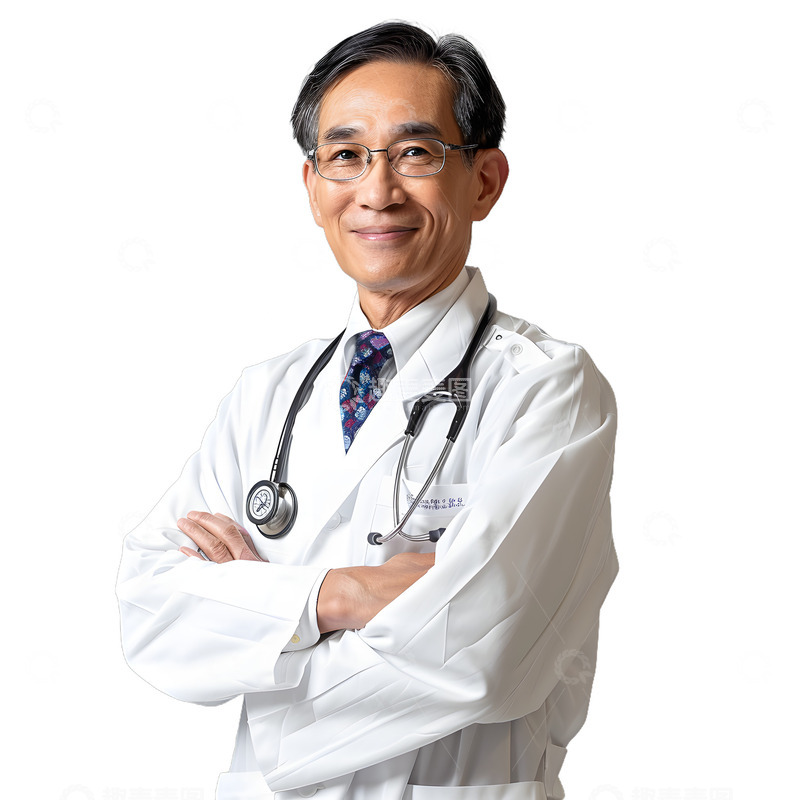 高清大图下载【趣麦麦图】医生医生半身像老医生