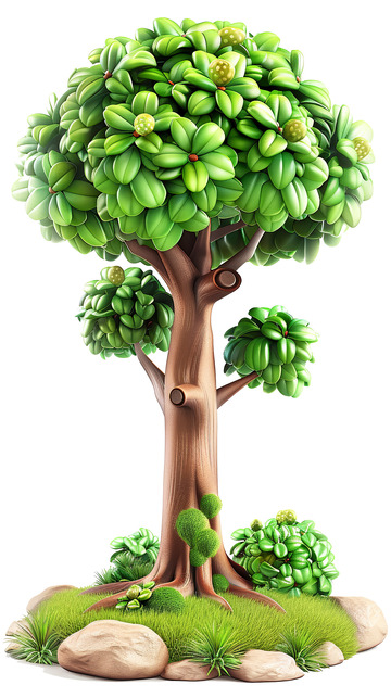 3d造型树木装饰