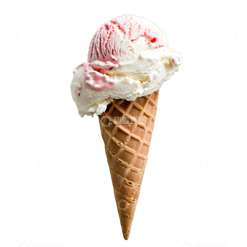 高清大图下载【趣麦麦图】巧克力冰淇淋美味美食香草