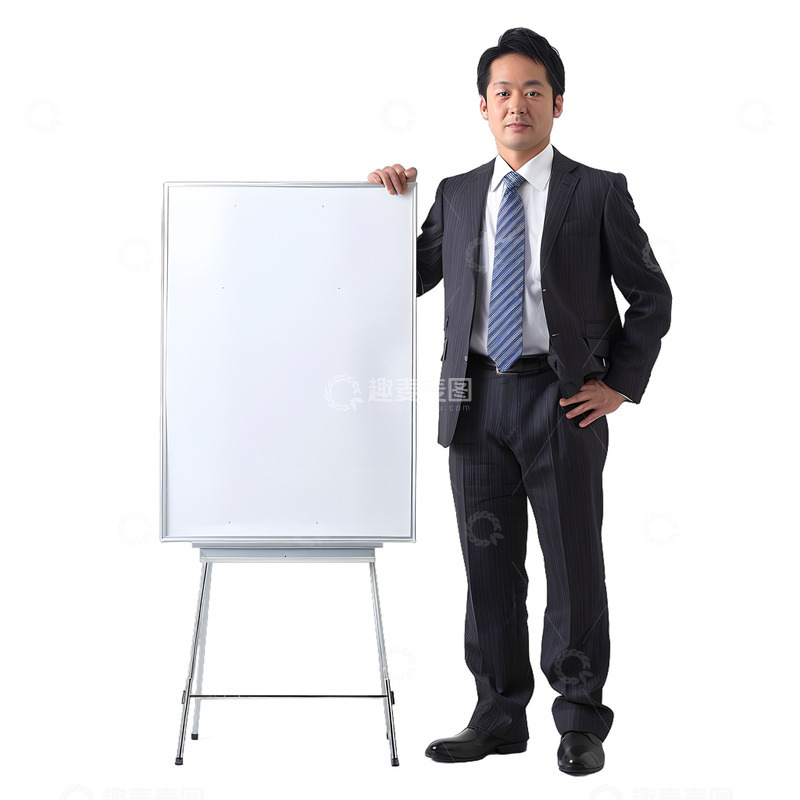 高清大图下载【趣麦麦图】办公室白领演示展板3