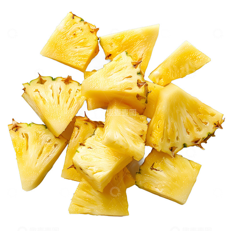 高清大图下载【趣麦麦图】几片菠萝凤梨美食水果