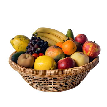水果果篮各种水果照片