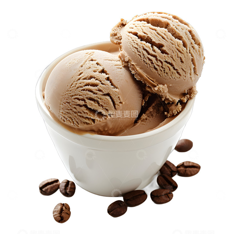 高清大图下载【趣麦麦图】巧克力冰淇淋美味美食2