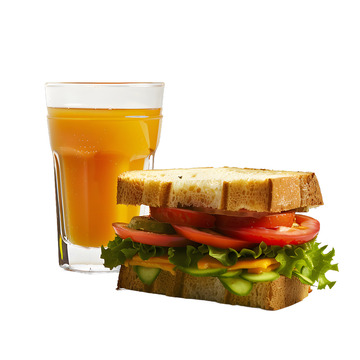 三明治与果汁快餐3