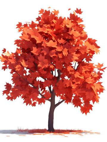 枫叶秋天落叶枫树5