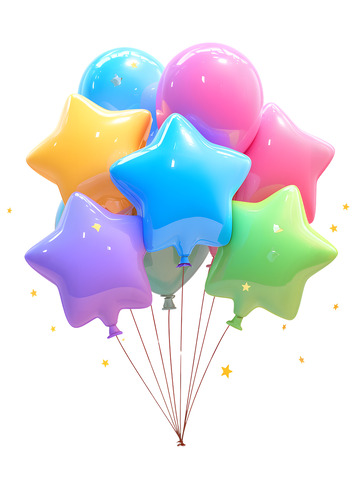 星星形状的气球3