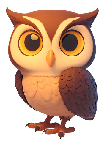 猫头鹰卡通动物2