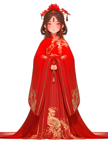 新娘婚礼汉服中式婚礼