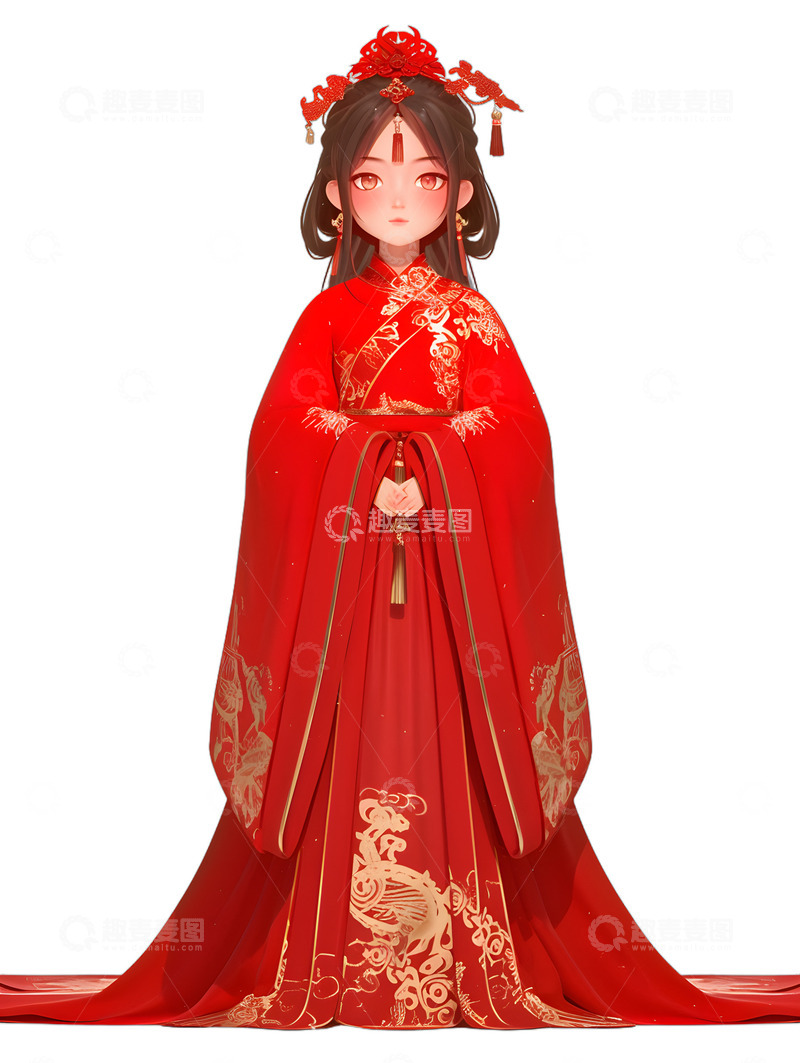 高清大图下载【趣麦麦图】新娘婚礼汉服中式婚礼