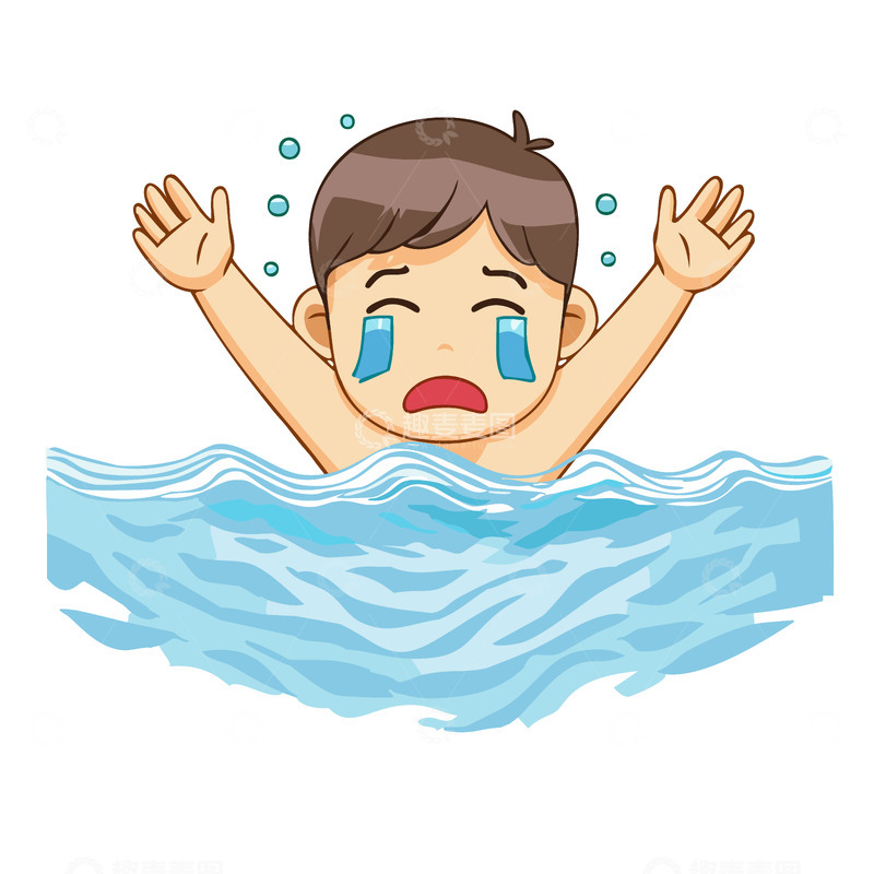 防溺水教育手绘漫画