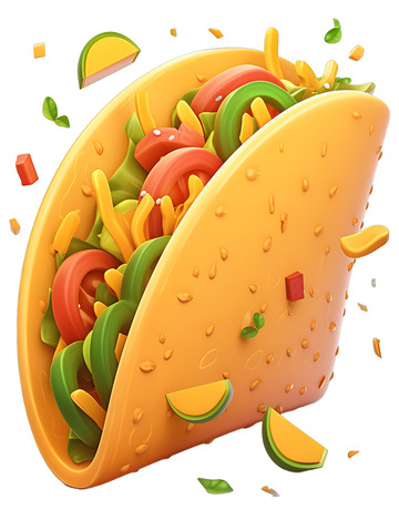 墨西哥塔可卷饼美食