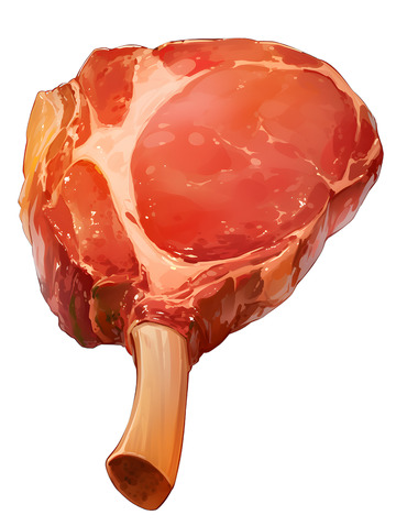 猪排肉类食物