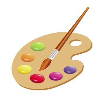 春天绘画画笔素材