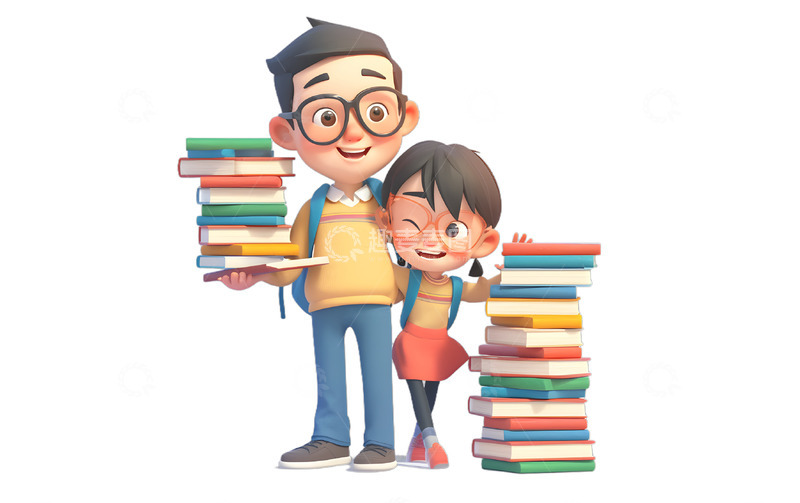 看书补习小孩与男老师