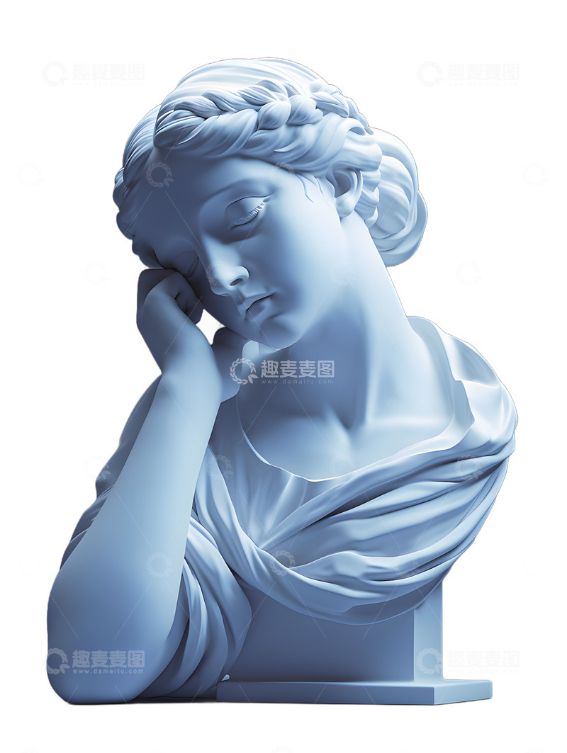 高清大图下载【趣麦麦图】石膏像雕塑雕像女神