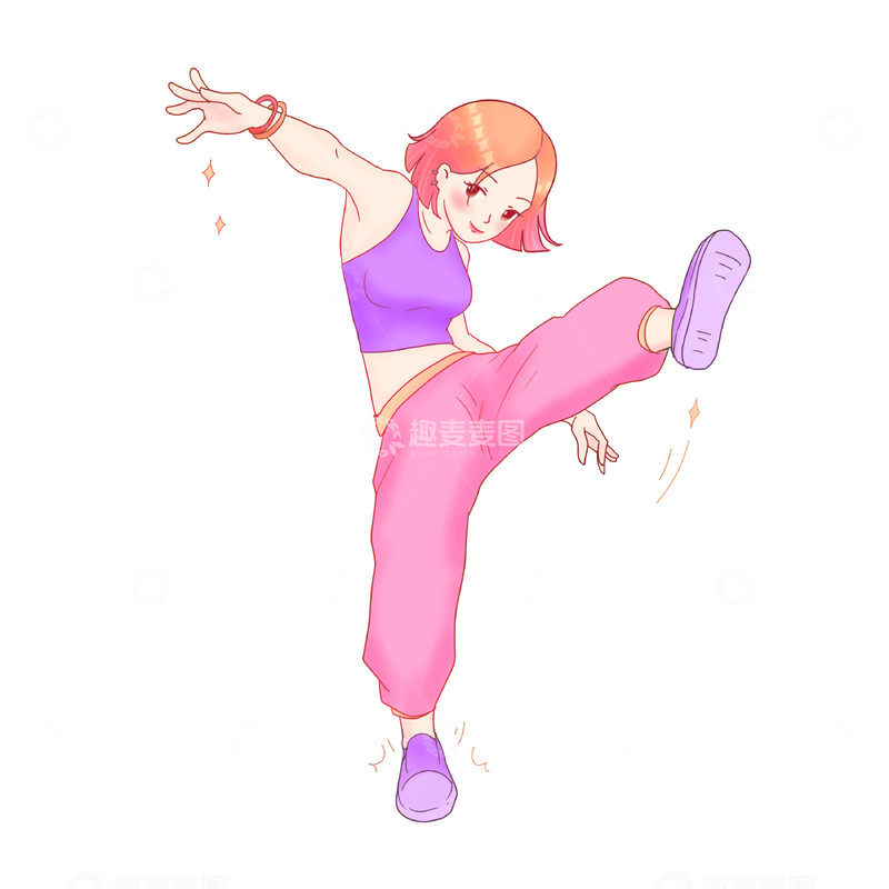 暑期培训班-街舞人物场景