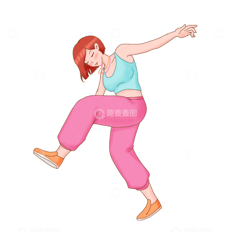 暑期培训班-街舞人物元素