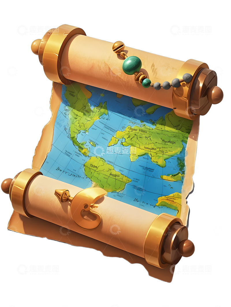 高清大图下载【趣麦麦图】-卡通地图动漫图标