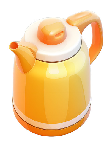 黄色的热水壶