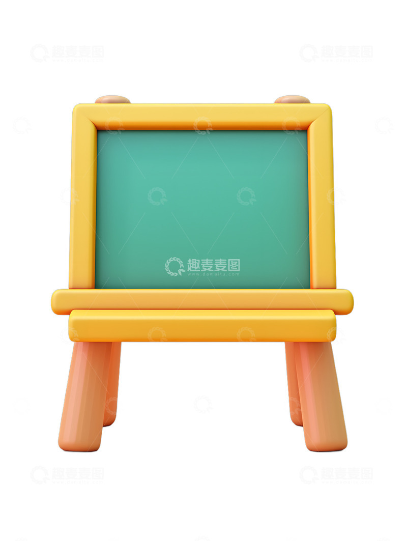 高清大图下载【趣麦麦图】绿色的展板卡通可爱