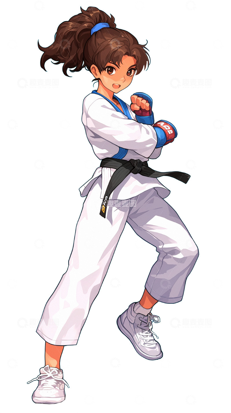 高清大图下载【趣麦麦图】跆拳道中国功夫