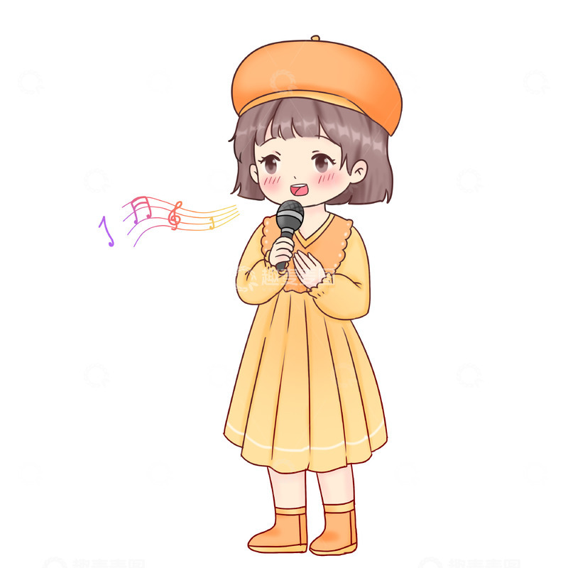 暑期培训班-声乐唱歌学生场景