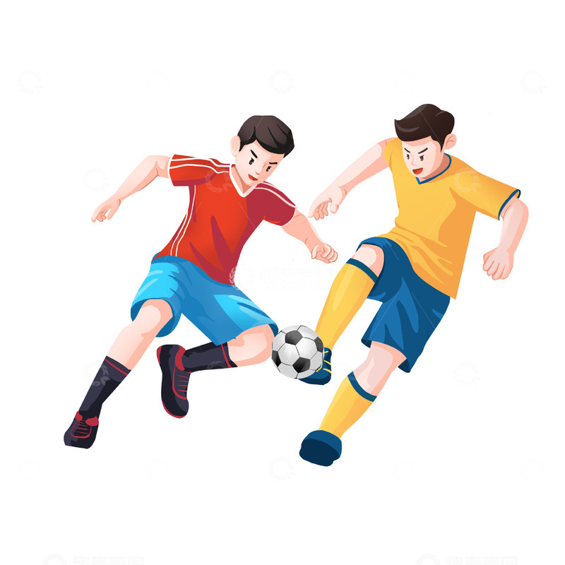 源文件下载【趣麦麦图】夏日足球比赛培训