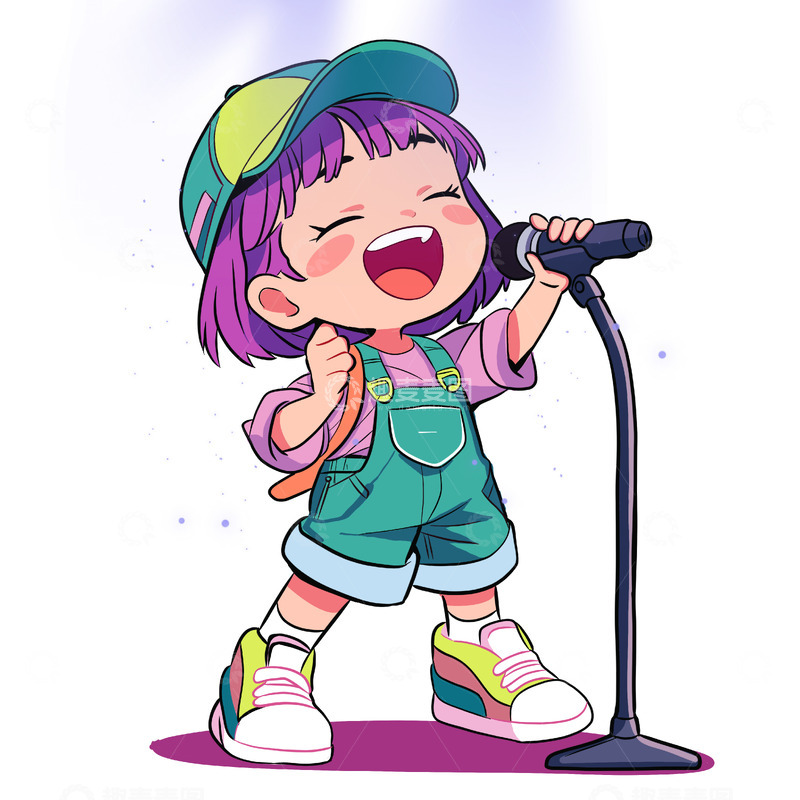 暑期培训班声乐唱歌人物