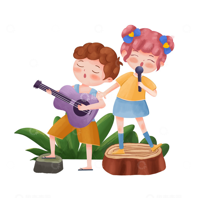 源文件下载【趣麦麦图】声乐学习唱歌乐器学生学习