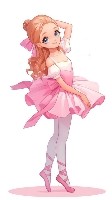 芭蕾舞者女孩跳舞