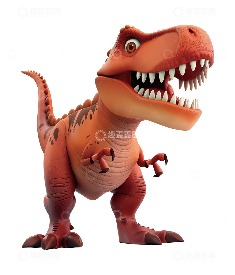 高清大图下载【趣麦麦图】3D霸王龙恐龙