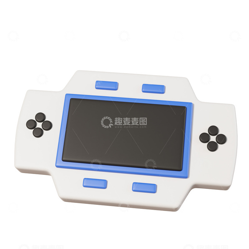 源文件下载【趣麦麦图】3D立体VR设备虚拟世界游戏机