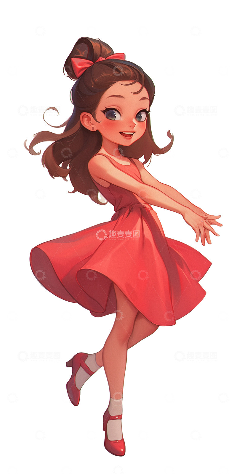 高清大图下载【趣麦麦图】舞蹈跳舞人物表演