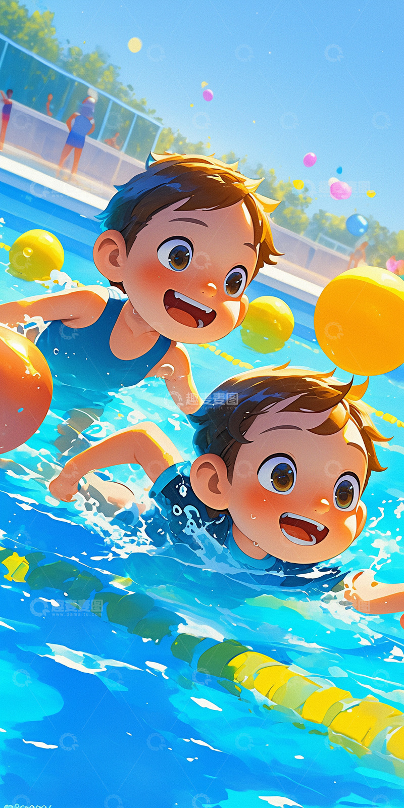 儿童游泳，游泳培训