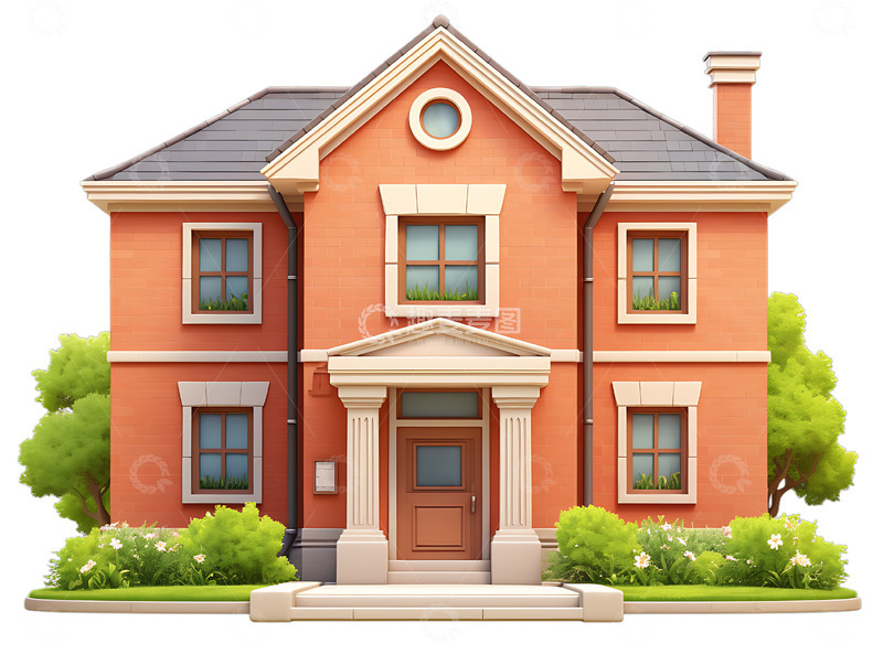 高清大图下载【趣麦麦图】3D学校教学楼