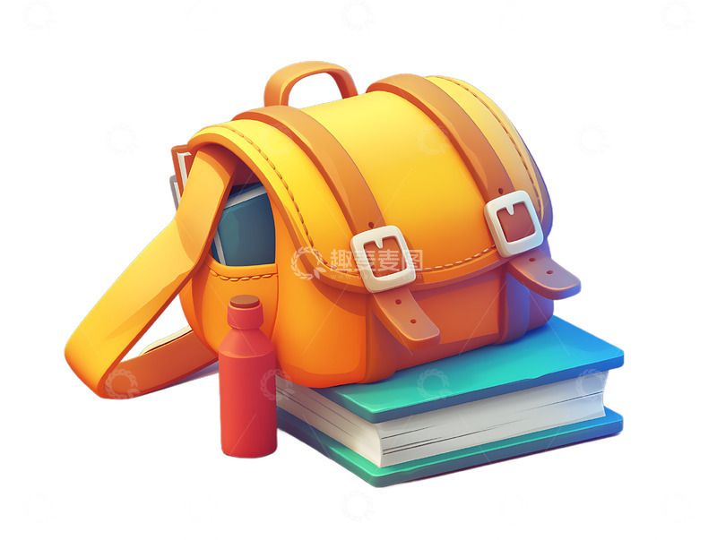 学习补习暑假班寒假班书包书籍铅笔背包